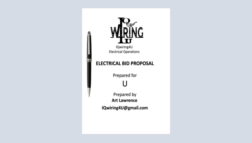 accepted bid proposal