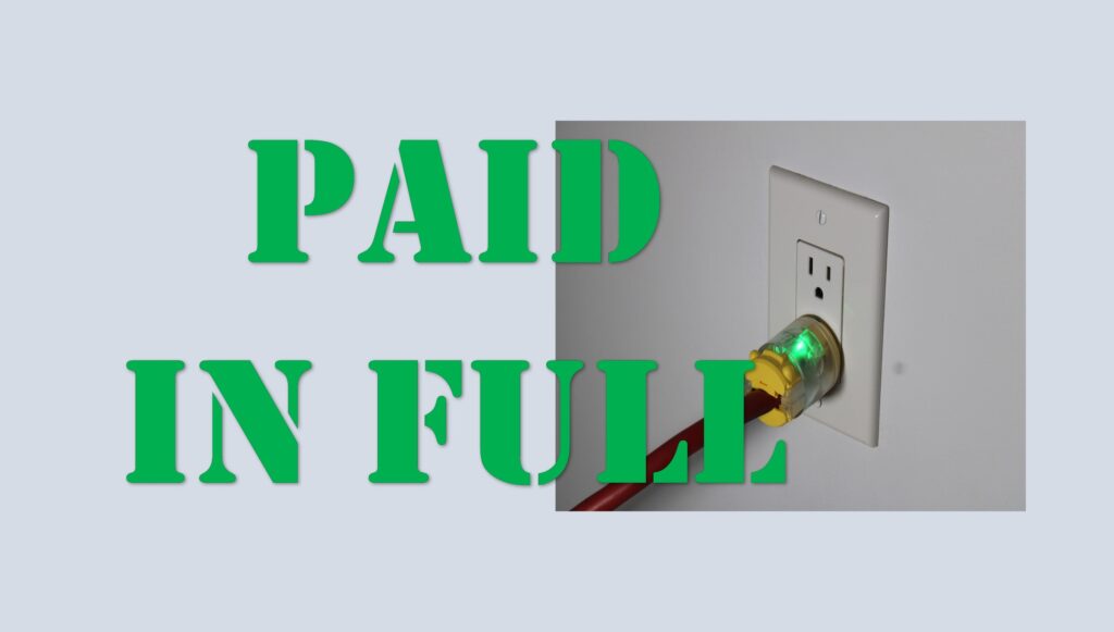 paid in full standard electrical operation